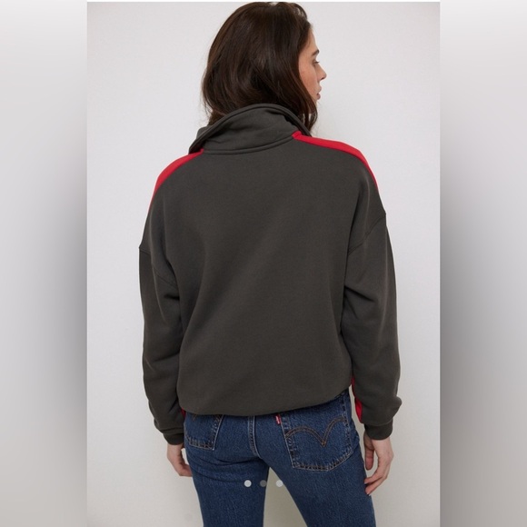 NWT Free People x Chaser Rolling Stones Quarter Zip Sweatshirt - Picture 3 of 7